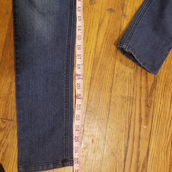 🔮BEBE GIRLS Faded Jeans Butterfly Bling Size 16 - Picture 6 of 6